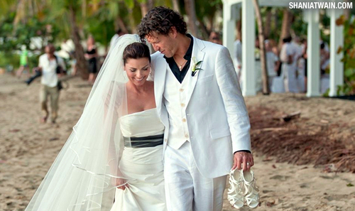  Shania Twain Wedding Pictures