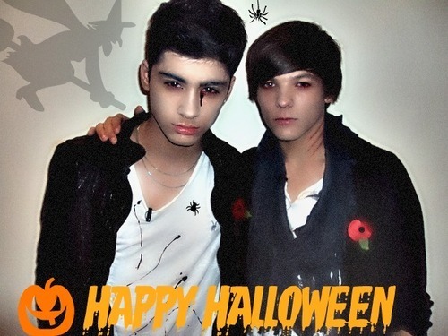  Sizzling Hot Zayn & Funny Louis (Happy Хэллоуин Every1) 100% Real :) x