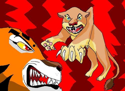  tijgerin, die tigerin and Nala