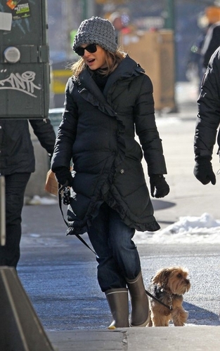 Walking with Ben and Whiz in New York City
