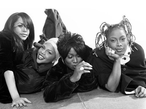  Aaliyah, Lil Kim, Missy Elliott and Da Brat