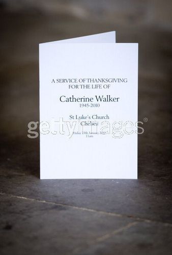  Catherine Walker Memorial Service