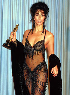  Cher wins an Academy Award (1988)