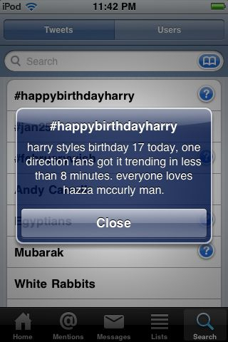  Flirty Harry (Happy 17th Birthday Hazza) Twet! 100% Real :) x