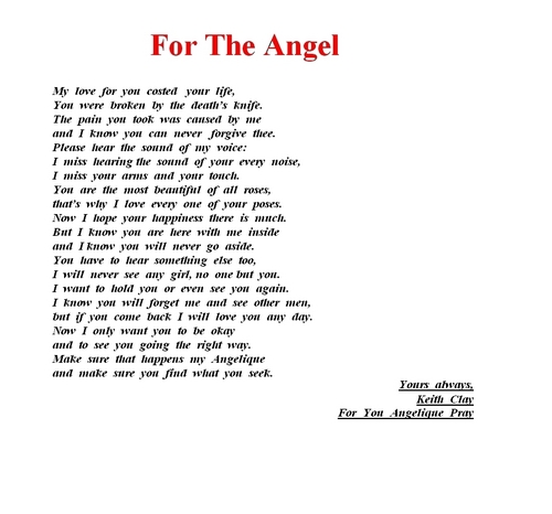 For  The Angel by Keith Clay