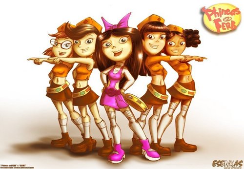  Isabella and the fireside girls!<3