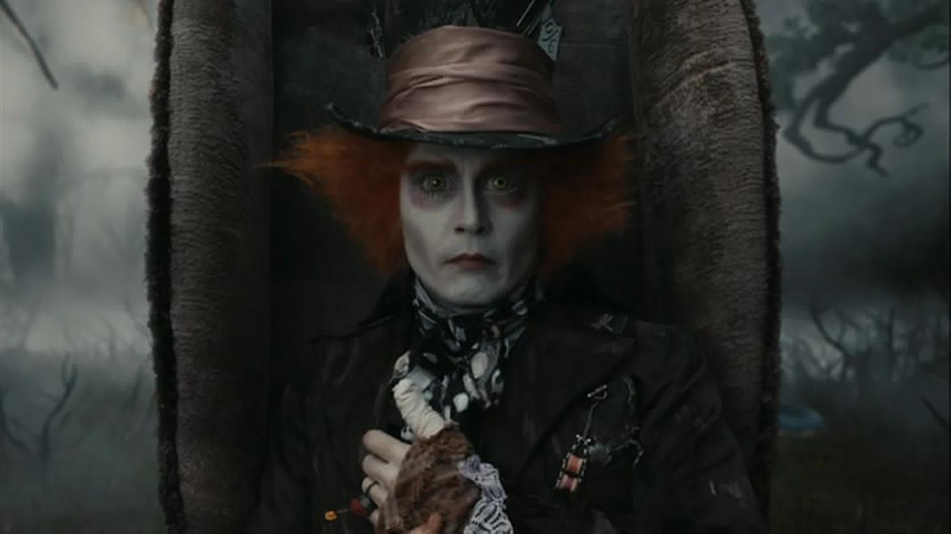 Johnny Depp as the Mad Hatter 