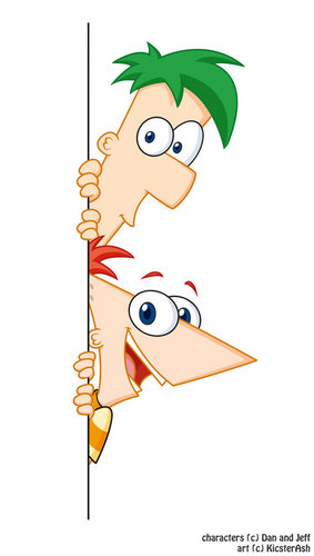  Phineas and Ferb...cute..