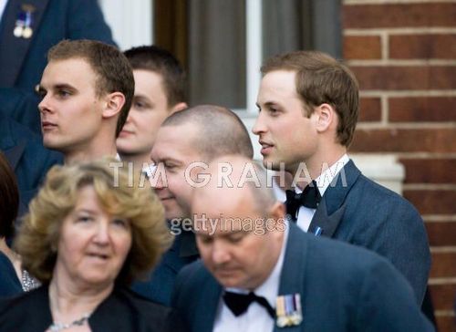  Prince William Attends RAF Sunset Ceremony
