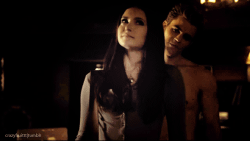 Stefan and Elena 2x12 Gifs