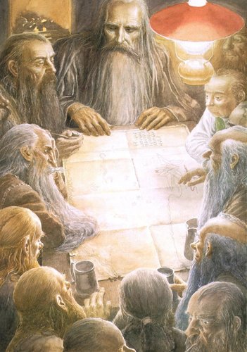  A meeting at Bag End with Gandalf.