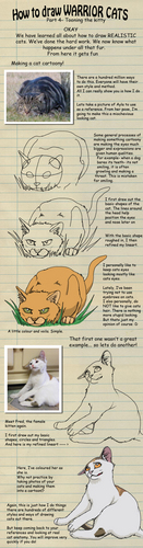 How to draw a warrior cat