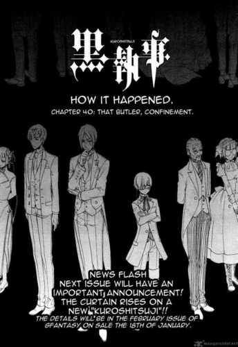  kuroshitsuji [Black Butler] Chapter 38-46 mangá Scans