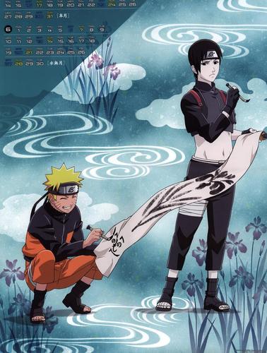 Naruto and Sai