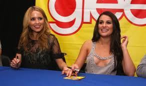  Quinn and Rachel signing autographs