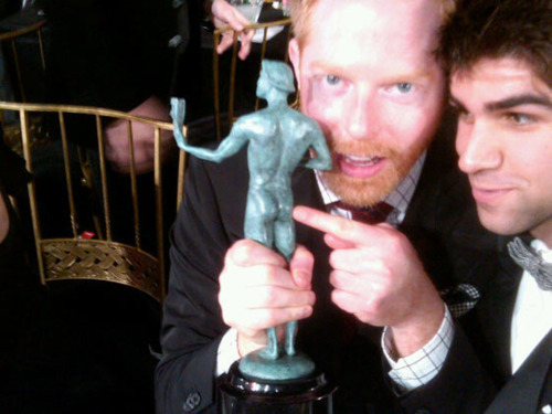 The Cast BTS of the SAG Awards
