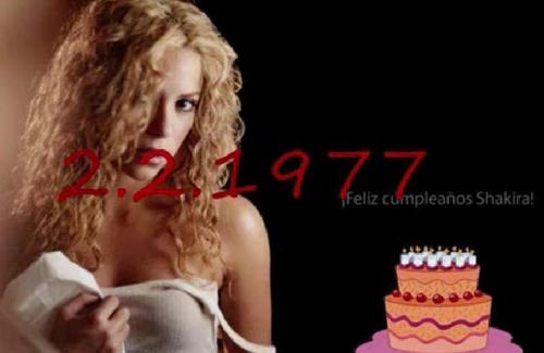  Shakira (34) and piqué (24) birthday