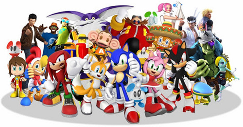 sonic and sega all stars racing all characters