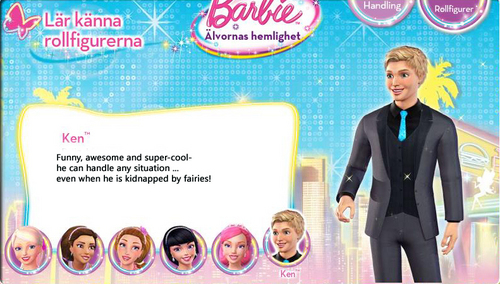  búp bê barbie A Fairy secret- Biography: Ken