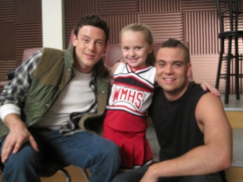 Glee-Mini Quinn, Puck, and Finn