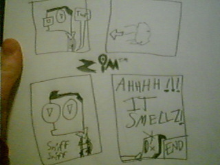  zim 팬 comic:bruces lethal gas