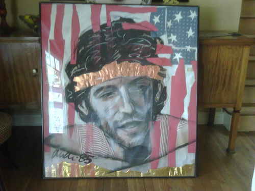  )riginal Springsteen Art Pastiche par artist Richard Andri