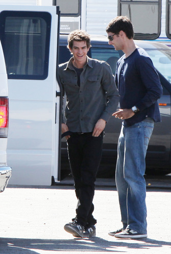  Andrew On Set In LA - February 9th 2011