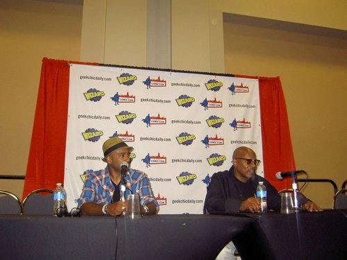  Avery Brooks and Ciroc Lifton at Wizard World in Philly 2010