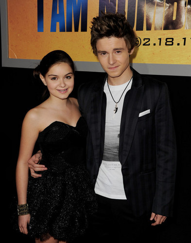 Callan at the premiere of "I Am Number Four"