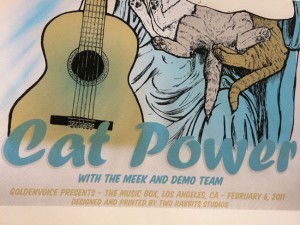  Cat Power Rock Poster