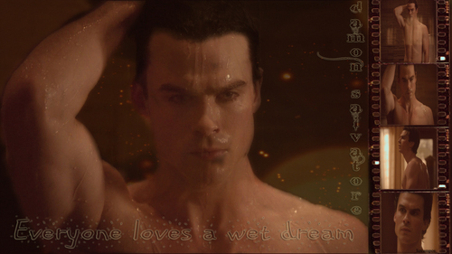  Damon Salvatore-Wet Dream