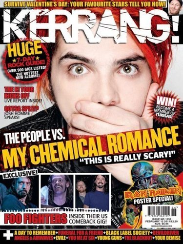  Gerard on Kerrang! Magazine - (February 2011)