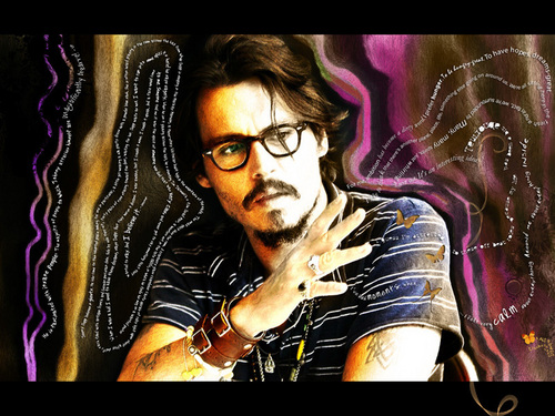  Johnny Depp fã art