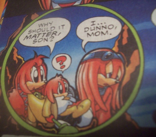 Knuckles handing Kneecaps back to their mom