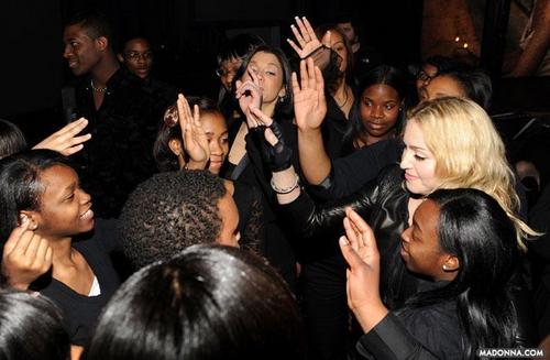  Madonna in New York for 2010's "Hope For Haiti Now"