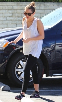 Miley out in Toulca Lake