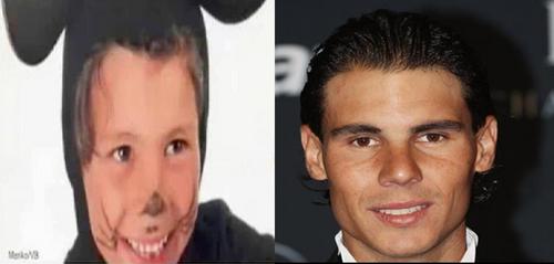 Nadal as Mickey mouse