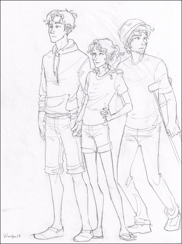  Percy, Annabeth, and Grover
