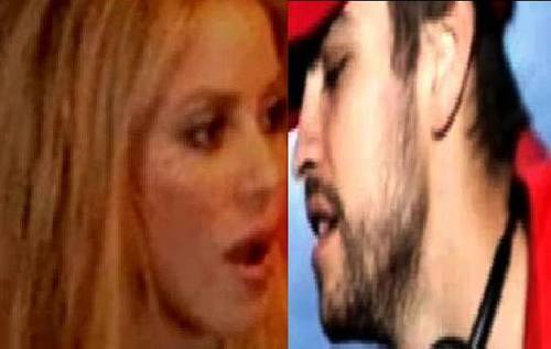  Shakira and Piqué baciare