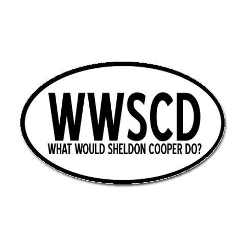  Sheldon Cooper Bumper Sticker