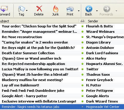  Voldemort's inbox :))