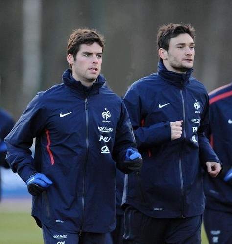  Yoann Gourcuff & Hugo Lloris - France NT (training 7.02.2011)