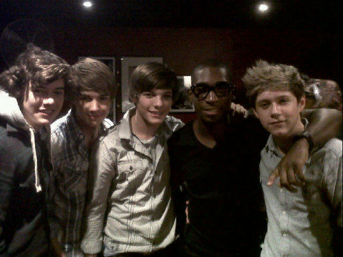 one direction with tinie tempah:)