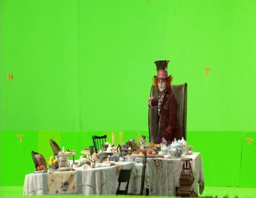 Alice in Wonderland-Behind the scenes