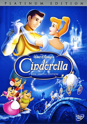  Sinderella - Two-Disc Platinum Edition Disney DVD Cover