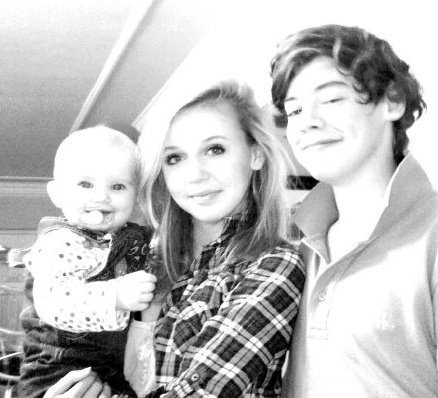  Flirty Harry With His Ex Girlfriend Felicity and Baby