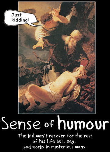  God's sense of humour