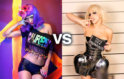  Katy Perry vs Lady Gaga