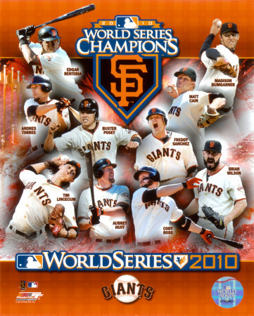  San Francisco Giants the 2010 World Series Champions!
