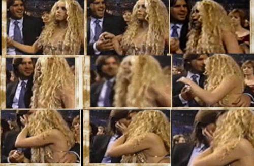  Shakira and Antonio unwanted kiss